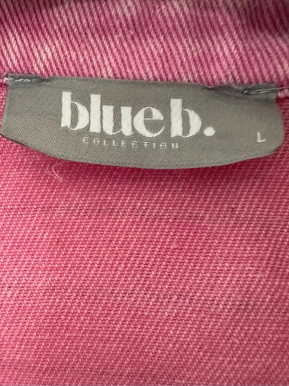 Pink Embellished Rhinestone Denim Jacket - Picture 3 of 7